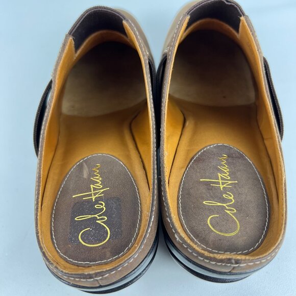 Cole Haan Womens Air Sara Mules Clogs Brown AirNike Wedge Comfort Shoes size 10 - Picture 13 of 16
